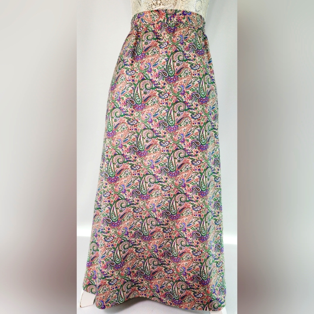 Vinatge 100% Silk Leopold Price & Rolle Skirt